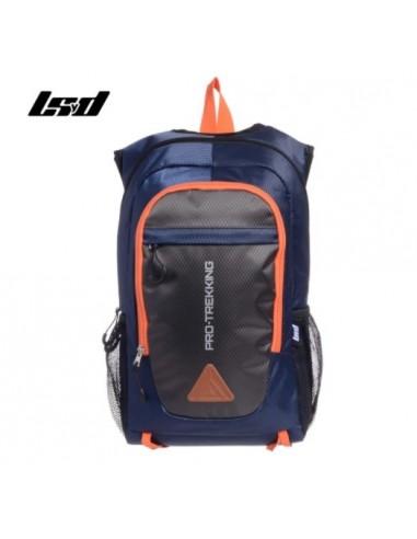 Lsyd-91.24137-mochila Running Pro Trekking-marino/gris/naranja-